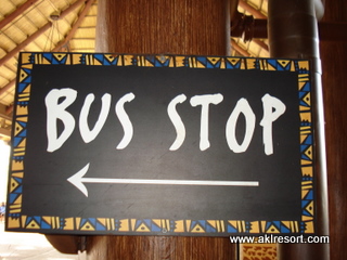 Bus Stop sign